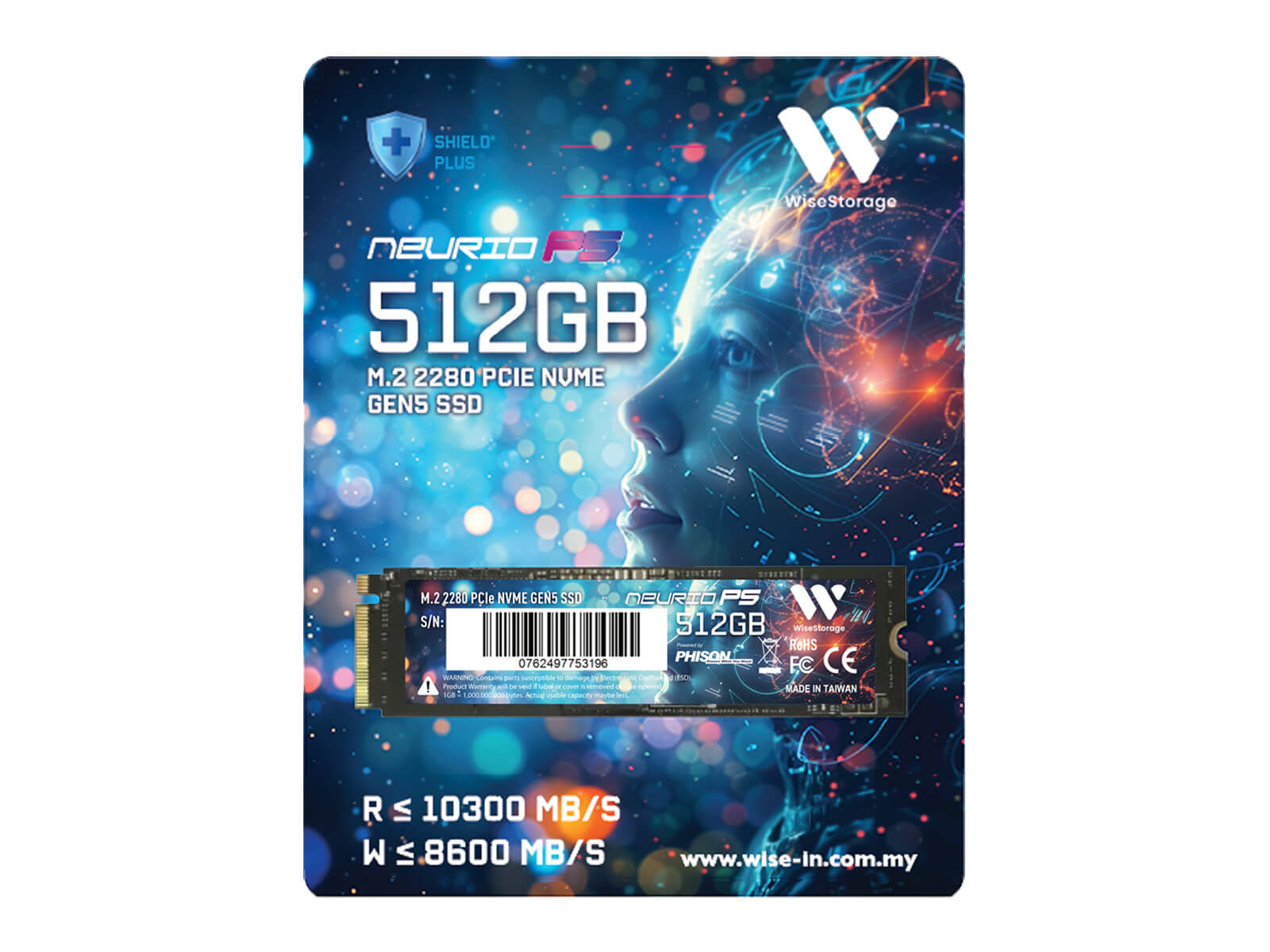 NEURIO P5 PCIe 5.0 NVMe